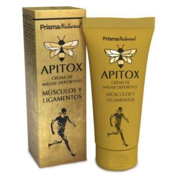 Crema de masaje deportivo Apitox para músculos y ligamentos con apitoxina, efecto inmediato, formato 60 ml