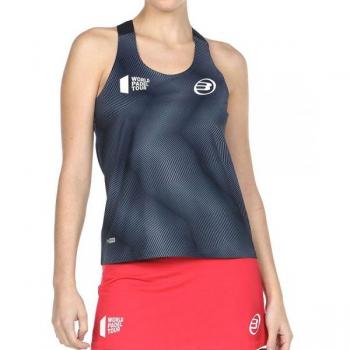 Camiseta Bullpadel Revenga Mujer - Canotta Bullpadel Wpt Revenga Bluj Navy Donna, diseño moderno, tejido ligero y transpirable, ideal para pádel, ajuste cómodo, tecnología de secado rápido