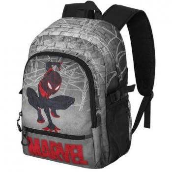 Adaptable Children's Backpack Marvel Spiderman Spin Fan Fight 2.2 Grey 31x44 cm 24L