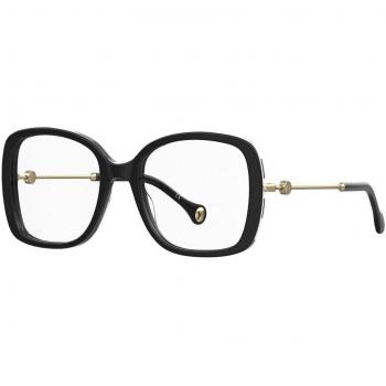 Carolina Herrera Stylish Eyeglasses Black Female Size: 53 MM