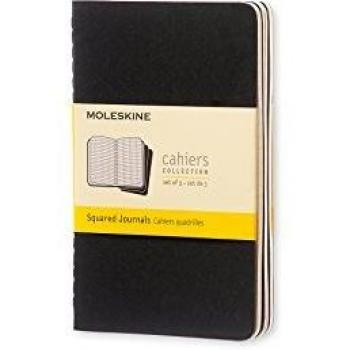MOLESKINE SQUARED CAHIER - BLACK COVER