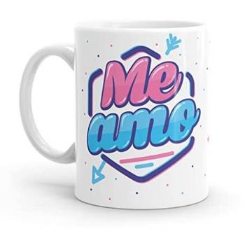 Taza Original Me Amo - Resistente al Microondas y Lavavajillas