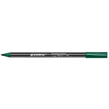 Edding Rotulador para Porcelana 4200 Punta de Pincel Verde - Pack de 10 unidades