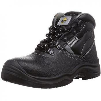 Wortec Basic Mid S3 - Zapatos unisex, color negro/ negro, talla 37