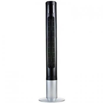Ventilador de Torre Domo 45W con Mando a Distancia, Color Negro, Altura 117cm, 3 Velocidades