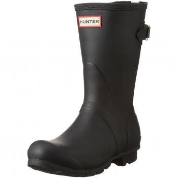 Women's Hunter Original Short Back Adjustable Boot Black - Size: 4