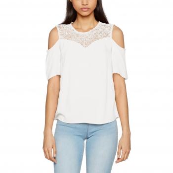 VERO MODA 10177600, Camiseta Para Mujer, Blanco