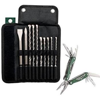 Metabo Bolso de rodillos con brocas / cinceles SDS-plus Pro 4, 10 piezas, set (631690000)