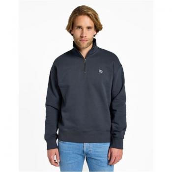 Sudadera Lee Media Cremallera SWS Hombre Gris Oscuro