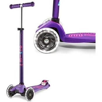 Maxi Micro Deluxe LED Purple Scooter