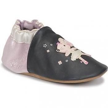 Robeez Dancing Mouse Marine Baby Girl Slippers