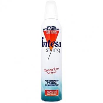 Intesa Espuma Extra Fuerte para Cabello Rizado con Pantenol 300ml