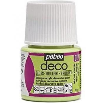 Pintura Acrílica Pébéo P.BO Déco Verde Luz Brillante 45ml