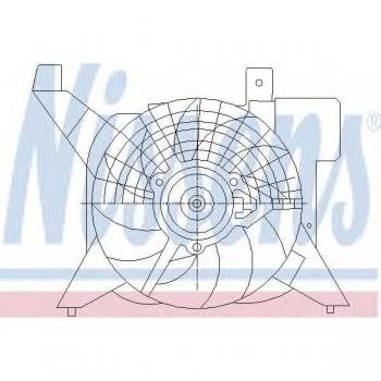 Ventilador de Radiador NISSENS 85476 con Alta Eficiencia