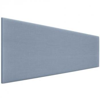 Cabecero Tapizado de Lino Natural Azul 150x50cm para Camas 150/160 - Moderno y Elegante