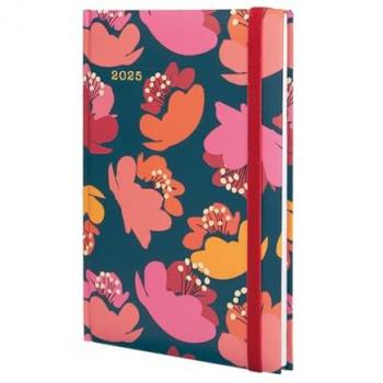 Agenda Finocam DYNAMIC BERLIN Y10 A5 14 x 20,4 cm 2025, encuadernada, semana vista vertical, multicolor, multilingüe, incluye meses de enero a diciembre de 2025