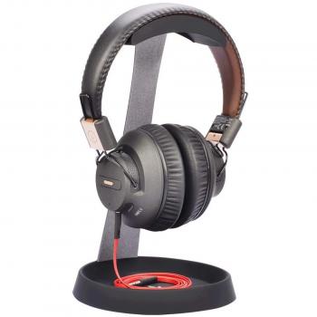 Avantree Soporte Auriculares HS102 - Universal Soporte Auriculares de Metal y Silicona con Bandeja para apoyar Cables,válido para Auriculares Sony, Bose, Shure, Jabra, JBL, AKG, para Juego y Pantalla