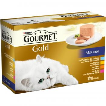 Gourmet - Gold Mousse Pack Surtido 12 x 85 g - 1020 g