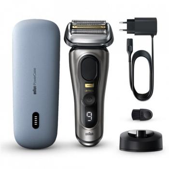 Braun Series 9 Pro+ 9525s Wet & Dry Máquina de afeitar de láminas con Recortadora Metálico y PowerCase