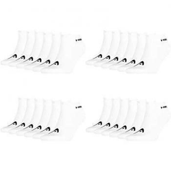 Head Zapatillas Deportivas Unisex Calcetines de Deporte 12er Paquete - blanco