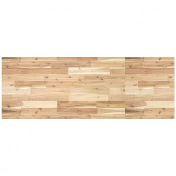Encimera tocador de baño madera acacia sin tratar 160x50x2 cm