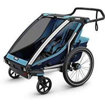 Thule Chariot Cross2, Azul Remolque De Bicicleta, Adultos Unisex, BLU, Talla única