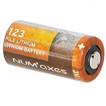 Num'axes - Pila de Litio de 3 V CR 123a