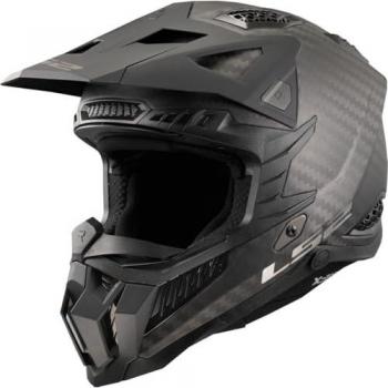 LS2 MX703 X-Force Solid Carbon Casco de motocross - Carbono Mate