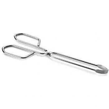 Set de 12 Pinzas para Servir Ibili, Acero Inoxidable, Plateado, 25 cm