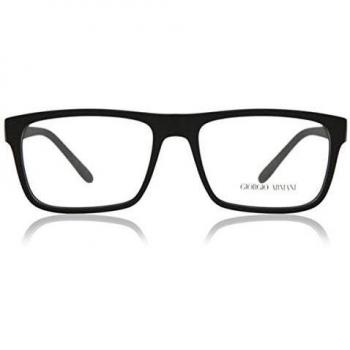 ARMANI BLACK RUBBER WITH DEMO LENS