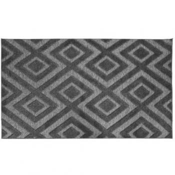Alfombra Home ESPRIT 250 x 200 cm Gris Oscuro, Altura: 18 mm
