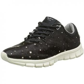 Pepe Jeans Coven Pony, Zapatillas Bajas, Negro 999black, 32 EU
