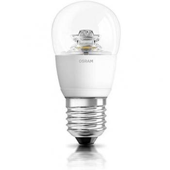 OSRAM SUPERSTAR Bombilla LED, forma esférica, base E27, regulable, 6W Equivalente 40W, 220-240V, claro, blanco cálido 2700K, paquete de 1 pieza
