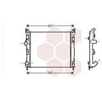 Van Wezel 43002326 Ventilador, refrigeración del motor