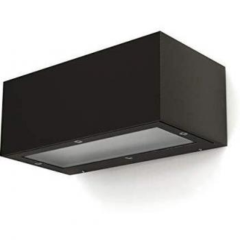 Aplique de pared Novolux Lighting ISORA para uso exterior, LED SMD, 8,7W, 1295lm, 3000K, IP65, aluminio antracita