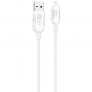 QCHARX Athens Cable USB a lightning 3A blanco