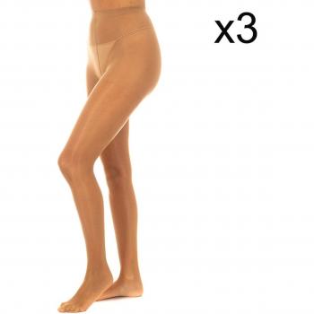 Pack-3 Panties Jolie Folie Lycra de 15 Den DANAE15 para mujer