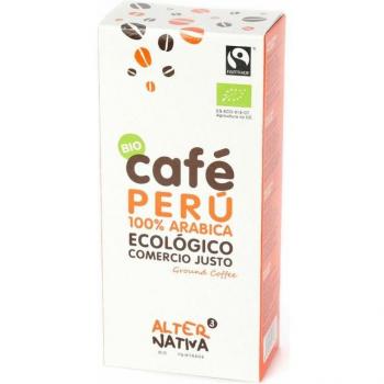 Alternativa3 Café Molido Perú Ecológico 100% Arábica Comercio Justo Sin Gluten 250g