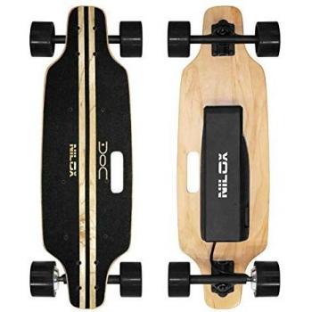 Nilox 30NXSKMO00003 Skate Eléctrico, Unisex Adulto, Negro, 75x13