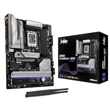 Placa Base ASRock B860 LiveMixer WiFi ATX para Procesadores Intel LGA1851 con DDR5