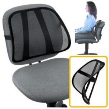 Cojín respaldo bajo lumbar Fellowes 450,9 mm x 127 mm x 381 mm color negro