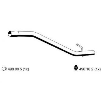 Tubo de escape ERNST 670401 para Mazda 3 (5 puertas)