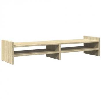 Soporte de Pantalla Elevador Madera Ingeniería Roble Sonoma 100x27x20 cm
