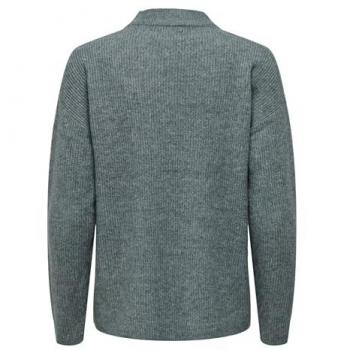 ONLY ONLCAMILLA Balsam Green Regular Fit Knit Sweater