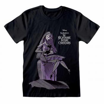 Camiseta Unisex Negra Sallycat de El Extraño Mundo de Jack - Talla L