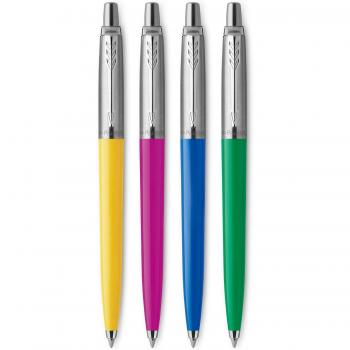Parker Jotter Originals Ballpoint Pen Collection, Assorted Retro Finishes, Medium Point, Black Ink, 4 Count