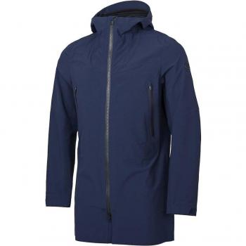 Ternua Half Moon Parka 2.0 Chaqueta de hombre con capucha, color azul marino, talla M, 3 capas