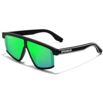 Gafas de Sol Unisex D.Franklin Modelo Alpha Rectangulares con Lentes de Policarbonato y Protección UV 400 en Negro y Verde
