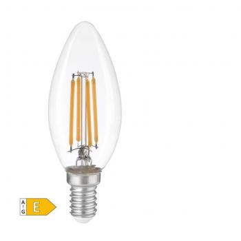 Bombilla LED Vela Serie Oro 4W E27 3000K