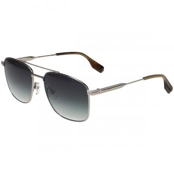 Ted Baker TB1713 Chase Sunglasses Shiny Silver for Men, Size 57